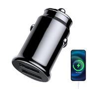 daul Port Car Charger - 3.1A Smart Fast Charging Adapter | Mini One-to-Two USB Car Phone Charger, Compact cigarete Lighter Power Splitter For IOS, androide Devices