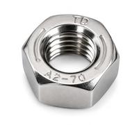 DAUMLINK Dado Esagonale Filettatura Sinistra DIN 934 Acciaio Inox A2 M12LH | 25 Pezzi, Resistente alla Corrosione, Equivalente UNI 5588, Equivalente EN ISO 4032, V2A