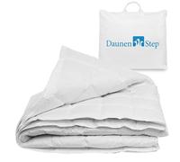 Daunen Step Piumino in piuma Qualità D200 | 140x200 cm Piumino in piuma (Calore Mid-Season)