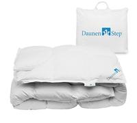 Daunen Step Piumino in piuma Qualità D600 | 250x200 cm - matrimoniale standard per inverni rigidi (Calore Cold Winter)