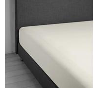 Daunen Step Vivacolor Lenzuolo con gli angoli elastici | Avorio 110-130 x 200 cm - piazza e mezza