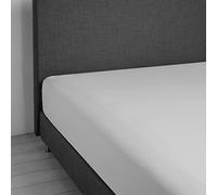 Daunen Step Vivacolor Lenzuolo con gli angoli elastici | Grigio Perla 80-100 x 200 cm - singolo