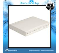 Daunen Step Vivacolor Lenzuolo con gli angoli elastici | Avorio 170-200 x 200 cm - matrimoniale