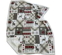 Daunex Coperta in Morbido Coral Retro Sherpa Art. Canazei - Tortora, Dimensione 1