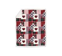 Daunex Coperta Plaid Morbidotto Light Art. Saint Veran con retro in pile agnellato