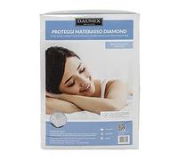 Daunex - coprimaterasso diamond 180x200+30 - cotone - bianco - bianco 8030912067862