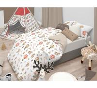 Daunex Parure Copripiumino Baby Dream con Disegni di Giochi, 100 x 135 cm, con Federa 40 x 60 cm