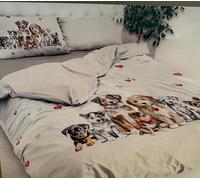 Daunex Parure Copripiumino in Puro Cotone Stampa Digitale (Matrimoniale)