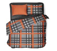 Daunex Parure Copripiumino Infinity Cardiff Arancio