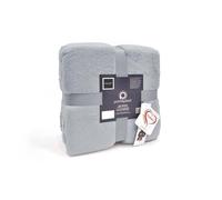 Daunex Plaid Coperta Morbidotto Prime 1 Piazza 150x200 Grigio Perla - PLPRIM