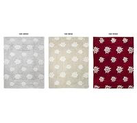 Daunex Plaid Morbidotto Jacquard Stelvio cm. 130 x 160 colore grigio o naturale (Naturale)