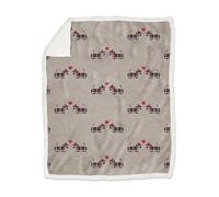 Daunex Plaid Morbidotto Light dis. Cagnolini cm. 130 x 160