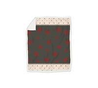 Daunex Plaid Morbidotto Light disegno Braies cm. 240 x 200 (Antracite)