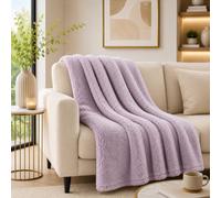 Daunex Prime Plaid Coperta in Microfibra per Letto Matrimoniale. Disponibile in 16 Colori