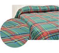Daunex Trapunta Singola in Microfibra Dis. Tartan Verde 180X260 cm - TRATAR1