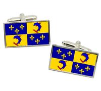 Dauphiné (Francia) Bandiera Gemelli IN Cromata Cofanetto Regalo
