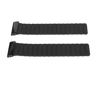 DAUZ Cinturino per Orologio, Magnete in Silicone Morbido Lavabile da 26 Mm Resistente all'usura a Sgancio Rapido per il Fitness (Nero)