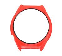 DAUZ Custodia Protettiva per Schermo per Orologio, Protezione per Schermo per Orologio Ad Alta Definizione Ultra Sottile 2 in 1 Senza Bolle per Orologio da Polso (rosso)