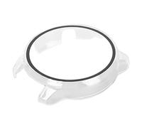 DAUZ Custodia Protettiva Totale per l'orologio, Protezione Completa per l'orologio, Vetro Temperato, Resistente Ai Graffi, Alta Definizione, Ultrasottile, Forma Rotonda per