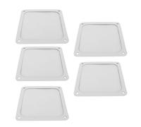 DAUZ Filtro a Rete Antipolvere per Ventola PC, Filtro Antipolvere per Case Computer Dissipazione del Calore 120 Mm 5 Pezzi per Prese d'Aria (White)