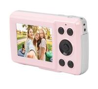 DAUZ Fotocamera Compatta, Zoom Digitale 1080P 16X Messa a Fuoco Automatica per Fotocamera Portatile da 2,4 Pollici per l'uso Quotidiano (PINK)