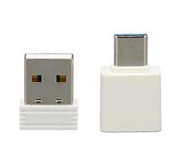 DAUZ Mini Mouse Jiggler, Durevole, Jiggle Ampiamente Usato, Mover Del Mouse Leggermente Non Rilevabile Mini Porta USB Per PC Universale (WHITE)