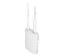 DAUZ Router 4G LTE, Router WiFi CPE Esterno 4G Impermeabile Bianco 150 Mbps con 2 Antenne Rimovibili per Ufficio per Esterni (Spina Europea 220 V)
