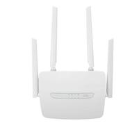 DAUZ Router WiFi 4G LTE CPE, Hotspot WiFi Portatile 100-240 V 2,4 GHz Supporto 32 Utenti Ad Alta velocità con Slot per Scheda SIM per Ufficio per Medio Oriente (Spina Europea)