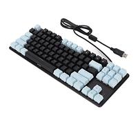 DAUZ Tastiera USB Tastiera da Gioco Meccanica Interruttore Blu per Laptop (#2)