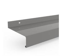 Davanzale finestra esterno, alluminio grigiastro RAL 9007, alluminio, 50 x 300 mm, configura individualmente