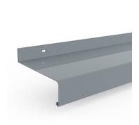 Davanzale finestra esterno, grigio argento RAL 7001, alluminio, 50 x 300 mm, configura individualmente