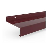 Davanzale finestra esterno, rosso vino RAL 3005, alluminio, 50 x 300 mm, configura individualmente