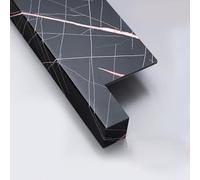 Davanzale Per Finestra Coperture Per Davanzali Di Finestre Per La Casa, Copertura Per Davanzale Della Finestra, Per Finestra Di Baia/Hotel/Portico(Black,100 * 30cm/39.4x11.8in)