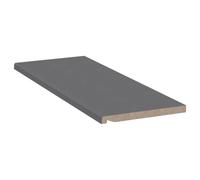 Davanzale per interni grigio scuro, werzalit compact, 100 x 50 mm, configura individualmente