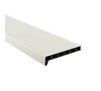Davanzali finestra interni moderni, pvc, 150 x 50 mm, bianco crema, configura individualmente