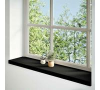 davanzali per finestre in legno di rovere massiccio marrone scuro, 110 x 30 x 2 cm, 2 pezzi, per montaggio e riparazione interni, ideali per rinnovare edifici vecchi e vecchi