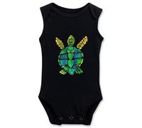 Davcielaora Carino Verde Tartaruga Marina Del Bambino Body Unisex Neonato Tutine Bambino Outfit, I-nero, 18 mesi