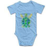 Davcielaora Carino Verde Tartaruga Marina Del Bambino Body Unisex Neonato Tutine Bambino Outfit, T-blue, 6 mesi