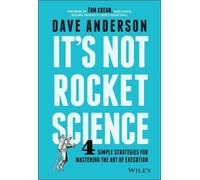 Dave Anderson It's Not Rocket Science (Copertina rigida)