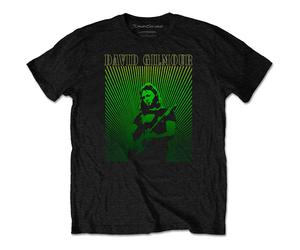 Dave Gilmour Pink Floyd Gradient Rays autorizzato Uomo maglietta