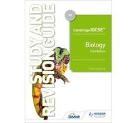 Dave Hayward Cambridge IGCSE™ Biology Study and Revision Guide Third (Tascabile)