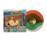 Dave Marino & Jim Lang - Hey Arnold! Volume One Exclusive Green Inside Orange & Clear Split Record, 400gsm Gatefold Jacket, Limited To 500 Copies