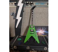 Dave Mustaine - Gibson Volante V Rip Green1:4 Scala Replica Chitarra ~ Axe
