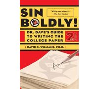 Dave Williams Sin Boldly (Tascabile)