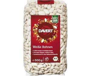 Davert Fagioli bianchi biologici, 500 g (6 x 500 g)