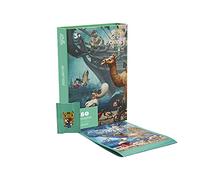 DAVICI | Puzzle Legno | M4 - Treasure Ship | 60 pezzi | Intrattenimento Adulti e Bambini | Sfida Mentale | Pezzi Forme Uniche | Disegni Incredibili | Pizzo Decorazione | Regalo |