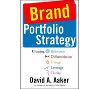 David A. Aaker Brand Portfolio Strategy (Tascabile)
