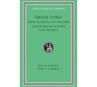 David A. Campbell Greek Lyric, Volume V (Copertina rigida)