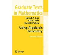 David A. Cox John Little Donal O'Shea Using Algebraic Geometry (Tascabile)