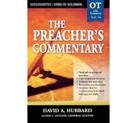 David A. Hubbar The Preacher's Commentary - Vol. 16: Ecclesiastes / (Tascabile)